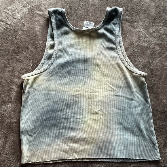 Urban Outfitters Iets Frans Tie Dye Tank Top Women's Blue and Yellow Size - Picture 11 of 16
